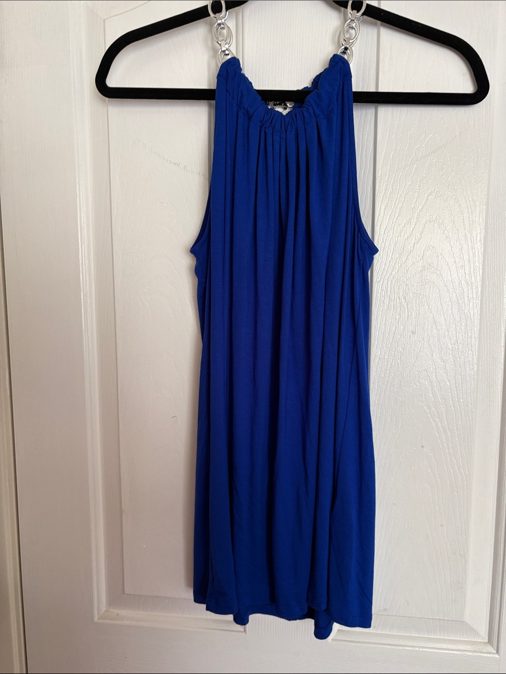 Cable & Gauge Royal Blue Halter Top